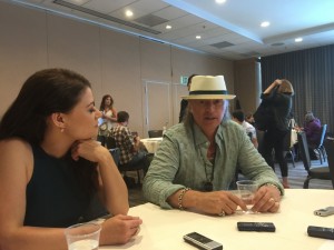 Robert Carlyle and Emilie de Ravin in the Comic-Con pressroom