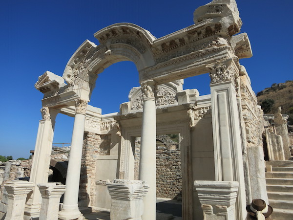 temple of domitian, ephesus turkey