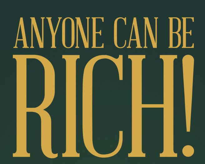 Cover Anyone Can Be Rich