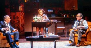 Scott Elliott, Sharr White, Peter Scolari, Michael McKean, Edie Falco, The True, The New Group, Pershing Square Signature Center