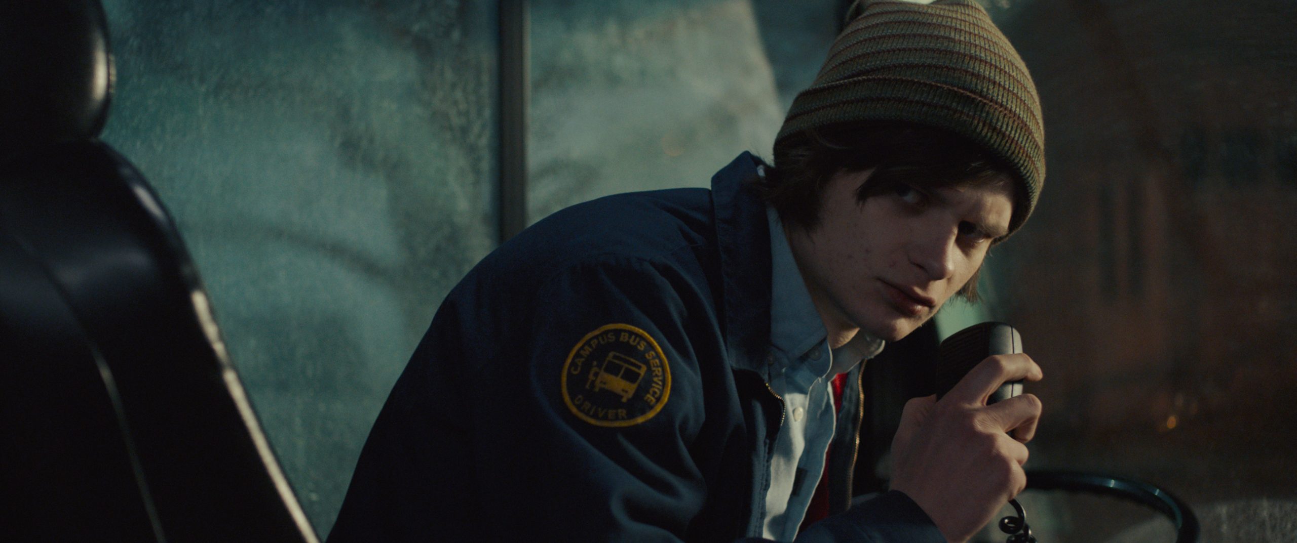 Drunk Bus. Charlie Tahan as Michael. Photos courtesy Ghost + Cow Films