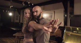 Kaila Wooten and Sergey Nagorny in 'Repulsing the Monkey' at the White Horse Tavern. Photo credit: Marina Levitskaya