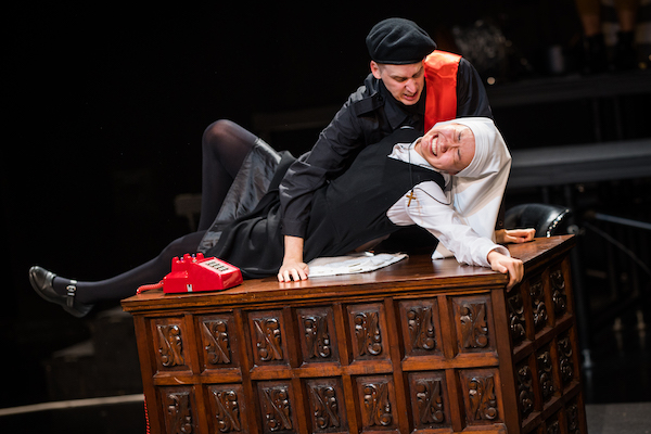 Aileen JiaLing Wu, Jonathan Hopkins in Measure for Measure by Shakespeare from Smith Street Stage