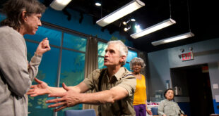 Jan Leslie Harding, Pete Simpson, Petronia Paley, Mia Katigbak in 'Everyone Is Here,' Dec. 2025