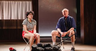 Alia Shawkat and Peter Friedman in the 2026 production of 'You Got Older' (photo by Marc J. Franklin)